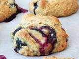 Cookies aux myrtilles fraîches sans gluten ni lactose