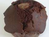 Muffins chocolat-poire sans gluten et sans lactose à la farine de riz Exquidia