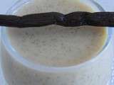 Tapioca au lait de soja, amandes et vanille de Madagascar