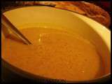 Velouté de potiron-oignon aux épices