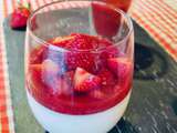 Panna Cotta Vanille et Fraise