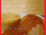 Pain de Viande aux Poivrons et Lardons de Presunto, Sauce Tomatée