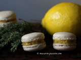 Macaron lemon curd et thym (citron et thym)