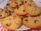 Cookies sirop d'érable-noisettes-chocolat blanc ou chocolat noir