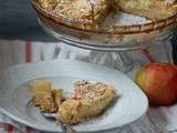 Clafoutis d'automne aux pommes, farine de châtaigne et tournesol