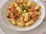 Gnocchis au fromage crémeux, aux champignons et au bacon
