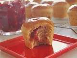 Muffins au beurre d'arachide et à la confiture