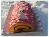 Avant gout de Noël : bûche girly aux pralines roses