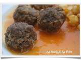 Boulettes de boeuf à la sauce tomate