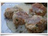 Boulettes de sandre sauce au vin blanc