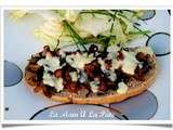 Bruschetta aux trois champignons