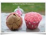 Cupcakes au chocolat, glaçage au mascarpone