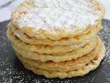 Gaufres feuilletées à la pâte à tartiner ou à la confiture
