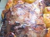 Gigot d'agneau aux épices et ses petites pommes de terre