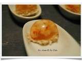 Minis aspics d'écrevisses