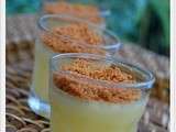 Petits pots de crème au citron et aux speculoos