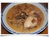 Pintade sauce aux morilles et aux girolles