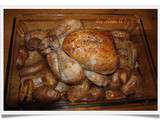 Poulet au citron et pommes de terre rôtis façon Jamie Oliver