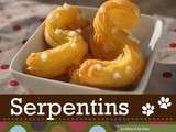 Serpentins de pâte à choux au sucre perlé