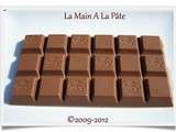 Tablette de chocolat amandes et raisins secs