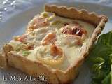 Tarte salée au Philadelphia, saumon et poireau