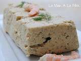 Terrine de sole, saumon et crevettes