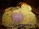 Saucisse de Morteau en brioche