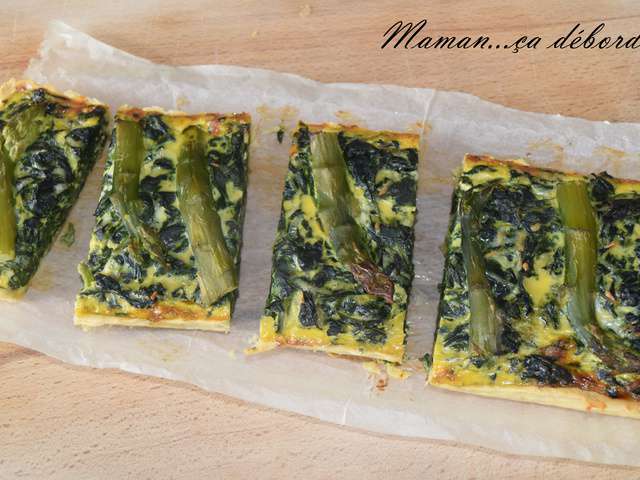 Recettes de Tarte aux Epinards de Maman ça déborde