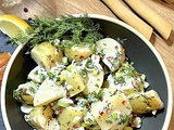 Salade de pommes de terre nouvelles Béa du Roussillon- aop à la crème comme dans les pays nordiques