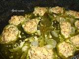 Poivrons farcis cuits au Roaster (cocotte américaine) ou non