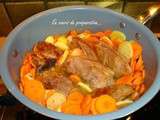Ragoût d'agneau aux légumes fondus