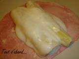 Roulades de jambon aux poireaux sans gluten