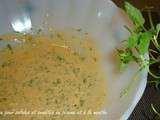 Sauce au sésame pour salades et crudités