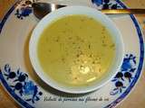 Velouté de poireaux aux flocons de riz et sans pommes de terre