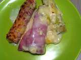 Gratin de poireaux au jambon et béchamel