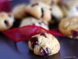 Cookies aux Cranberries séchées