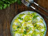 Salade de cédrats aux olives vertes