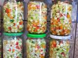 Salade de légumes d’été à l’aigre-douce