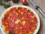 Tatin de tomates cerises à la polenta