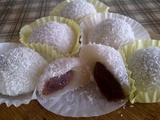 Perles de coco (boules de coco asiatiques à la farine de riz gluant) – Nuomici (糯米糍)