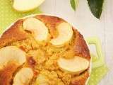 Moelleux pomme-citron au son d'avoine et sirop d'agave