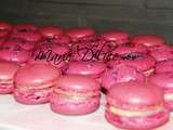 Macarons violette chocolat blanc
