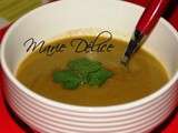 Soupe carottes, coriandre et épinards au piment