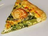 Tarte chèvre brocolis