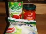 Tarte tomate mozzarella poivrons