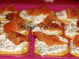 Toasts au saumon fumé