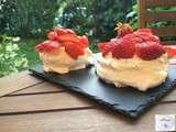 Petites Pavlovas aux fraises...
Un dessert pour les amoureux