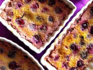 Clafoutis aux cerises... ou aux abricots... ou à ce que vous voudrez ! Merci Anne