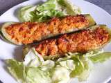 Courgettes farcies terre/mer (avec le thermomix)