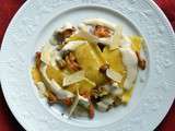 Ravioles aux champignons sauvages, parmesan et écume à l’huile de truffe